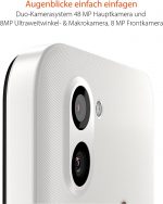 Gigaset GS5 Lite Smartphone - Made in Germany - 48MP Dual Camera - 4500 mAh Replacement Battery up to 350 Hours Standby - Fast Charging - Octa-Core Processor - 4GB RAM + 64GB - Android 12, Pearl White - Image 3
