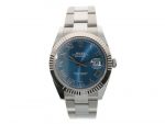 Rolex Datejust II 41 Stahl / White gold • Blue Roman Oyster • Ref. 126334 • Neu • - Image 4