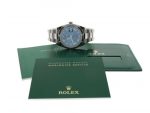 Rolex Datejust II 41 Stahl White gold Blue Roman Oyster Swiss