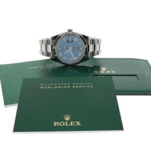 Rolex Datejust II 41 Stahl / White gold • Blue Roman Oyster • Ref. 126334 • Neu •