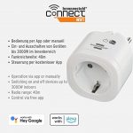 Brennenstuhl Super Solid Power Strip, 1294850 [Energy Class A+] (smart Wi-Fi outlet compatible with Alexa and Google Assistant, no hub required, smart socket with timer switch, free app), 1294860 [Energy Class A+] - Image 3