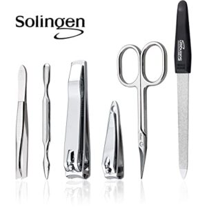 marQus Solingen Germany Manicure Set 6 Pieces Full Nail Set Blue