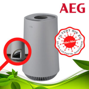 AEG Air purifier 40 m², 4 stage filtration 3 ventilation stages fine dust filter