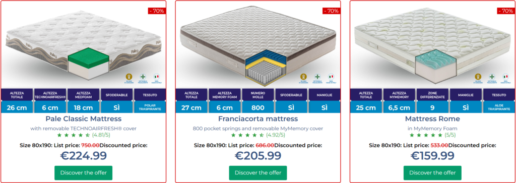 italian mattresses