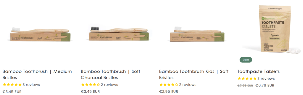 Sustainable Products fair price tooth brush