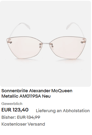 McQueen sonnenbrille