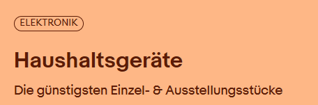 haushaltsgeräte