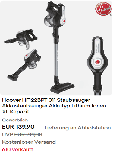 bodenstaubsauger hoover