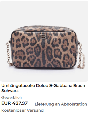 Umhängetasche Dolce & Gabbana Braun Schwarz