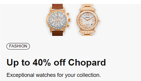 Chopard watches