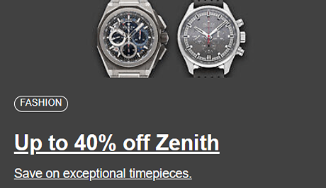 Zenith watches