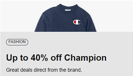 Champion clothes