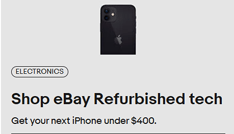 ebay refurbished eBay Outlet in USA