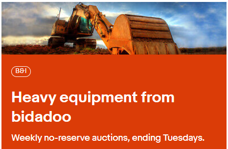 Heavy Equipment from bidadoo