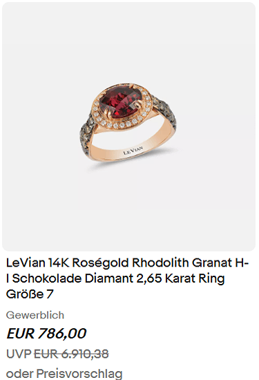 Le Vian gold ring