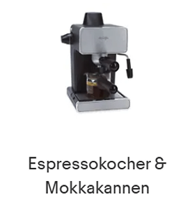 espressokocher und mokkakannen