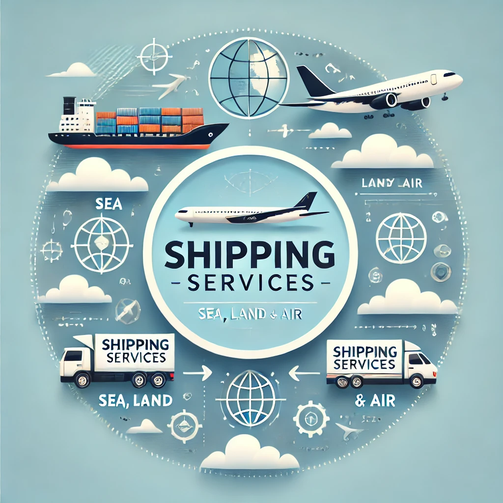 shipping-service-by-sea-land-and-air.-Include-visuals-of-a-cargo-ship-