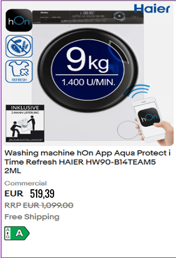 washing machine