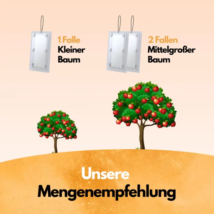 Apfelwickler Falle - 3 Stück - Mit Schnur - Zum Monitoring - Image 2
